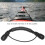 Canoeing Nylon Webbing Handle with Screw Button, Plastic Durable RectangularGrip 5