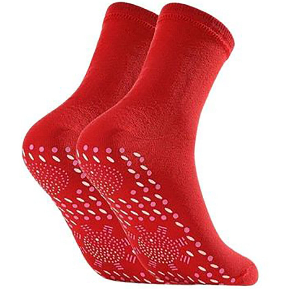 Self-Heating Health Care Socks, Tourmaline Magnetic Therapy, Comfortable Breathable Infrared Foot Massager, Unisex Magnetic Sock for Pain Relief