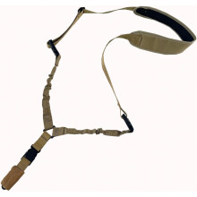 1 Point Sling Airsoft Rifle Sling Tactical Gun Sling Rifle and Shotgun Straps,Widened shoulder strap,Quick Release Khaki One Size