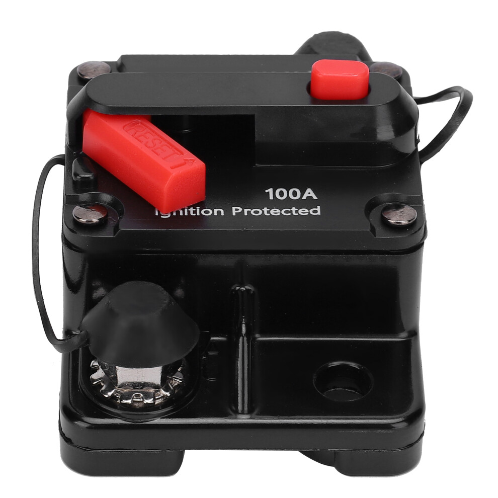 Circuit Breaker Auto Reset Fuse Holder Copper Waterproof Switch Dc12-42V 100A 9341360973117