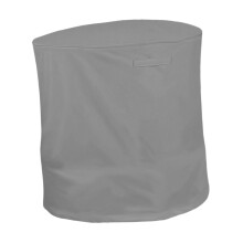 (Gray) Outdoor Wood Chipper Mulcher Cover | Reusable Oxford With Drawstring