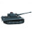 Q85 1/30 Scale Blue RC Tank Toy - 2.4G Remote Programmable Actions 10