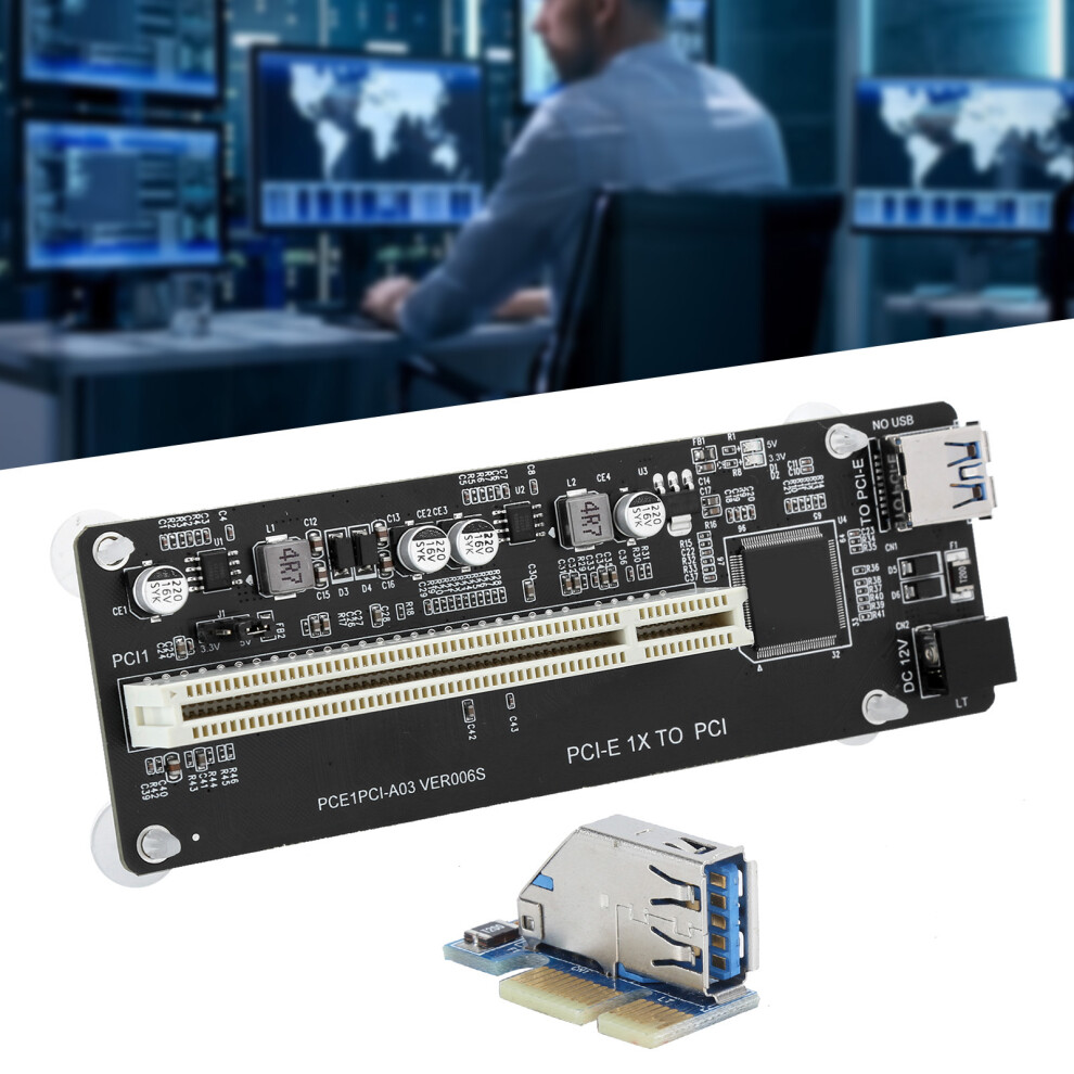 Pcie To Dual Pcie Riser Expansion Card With 0.6M Cable For Flexible Pc Building 8741360978296