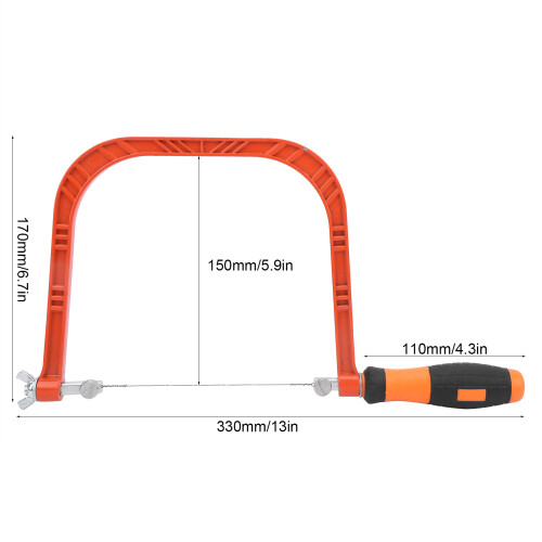 Safe and Reliable Junior Hacksaw with Non-Slip Aluminum Handle 2