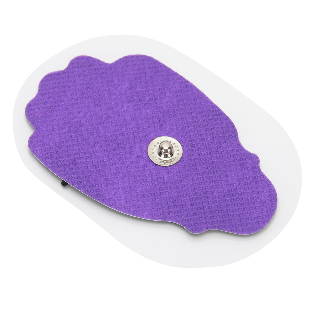 20pcs Purple Hand-Shaped Non-Woven Electrode Pads for TENS EMS Therapy
