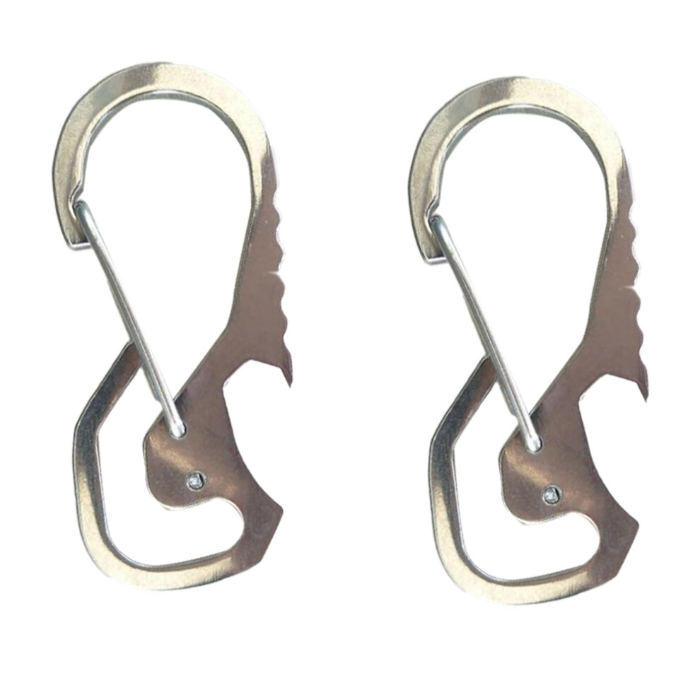 Innovative Design Carabiner Clip Multitool, Titanium Alloy Portable Convenience For On-The-Go Solutions 9363190792522