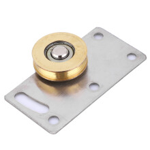 2 Stück Edelstahl-Schiebetürrollen 75*38mm, langlebig und geräuscharm
