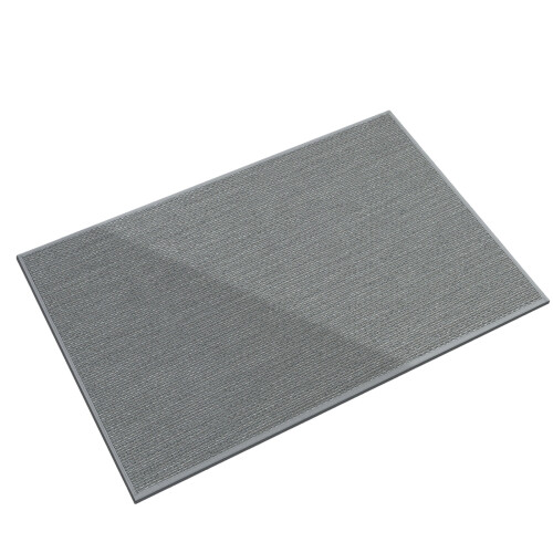 Multipurpose Rubber Backing Rug Washable-Gray 44CMx75CM