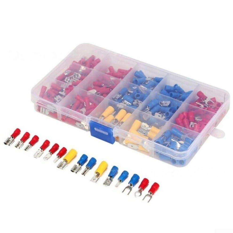 280Pcs Rubber Insulated Terminal Block Set For Electrical Wire Connections With Cold Pressed Crimp Terminals 9105992074150
