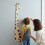 Wooden Giraffe Growth Chart for Kids Personalizing Height Ruler, 3