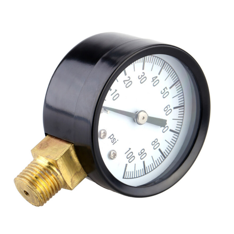 Pool Spa Water Pressure Gauge 0-100 Psi Brass Connector 1/4'' Well Pump Filter 8701360990148