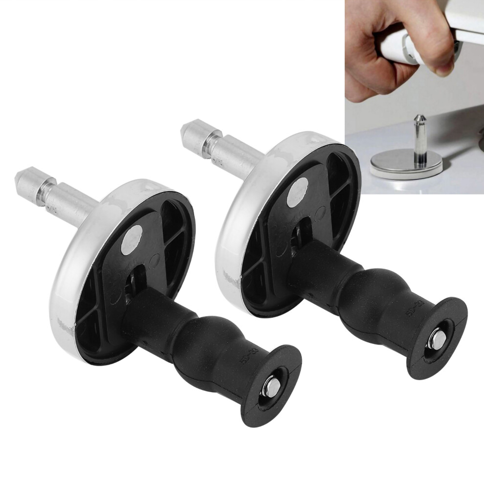 Toilet Seat Repair Kit: Screws Hinges Bolts With Elastic Rubber Top Nuts 8091360990966
