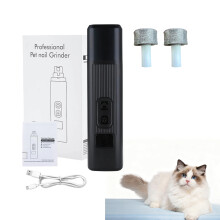 Stress Proof Pet Nail Care Tool Quiet Grinding-Black