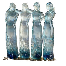 Sisters by My Sides, Celebrates Friendhips  Sculpture, Friend-4