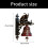 Krampus Decorative Hanging Ornament, Welcome Sign-2 4