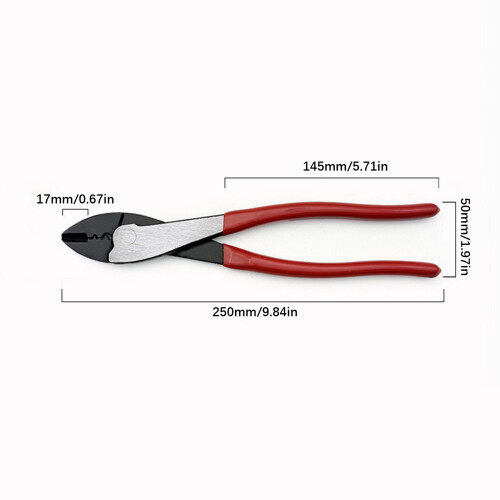 Accurate Wire Crimper Cutter For Communication And-Double teeth 2