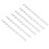 Heavy-Duty Metal Beehive Frame Strips Spacers Beekeeping Tool - 6Pcs for Secure Frame Support, Easy Installation, Essential Beekeeping Equipment 1