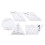 5Pcs Transparent PatchWork Ruler Templates for Quilting Sewing Crafting 2