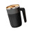 450ML Electric Coffee Mixing Mug Coffee Stirring Mug USB-Black 1