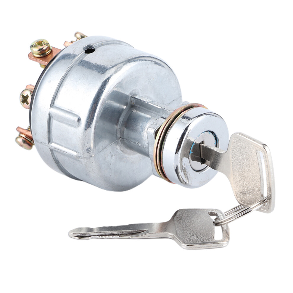 Aluminum Alloy Ignition Switch 2 Keys For Kobelco Sk200-3/5 Tractors New 4691360991754