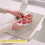 Silicone Draining Mats with Slope Design for Quickly Water-Pink 5