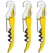 Cavatappi professionale, design compatto, struttura in acciaio inossidabile, cavatappi da cameriere con taglia-capsule per una facile rimozione del