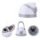 No Tool Replacement Lid For Water Bottles Universal-white gray 1