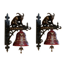 Krampus Decoratief hangend ornament, welkomstbord,-2