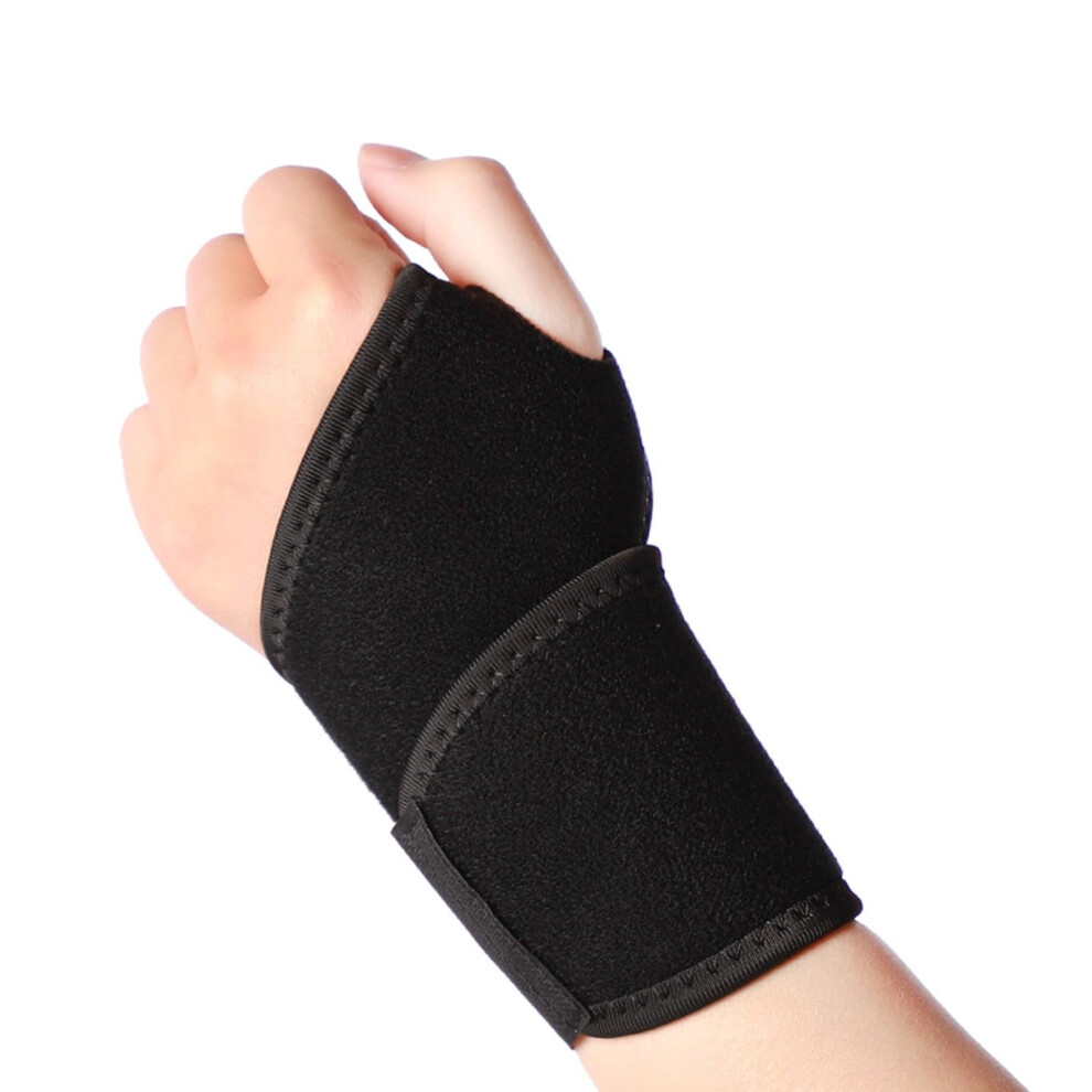 Black Wrist Compression Wrap Thumb Sports And Thumb Brace Elastic Breathable Wrist Wrap