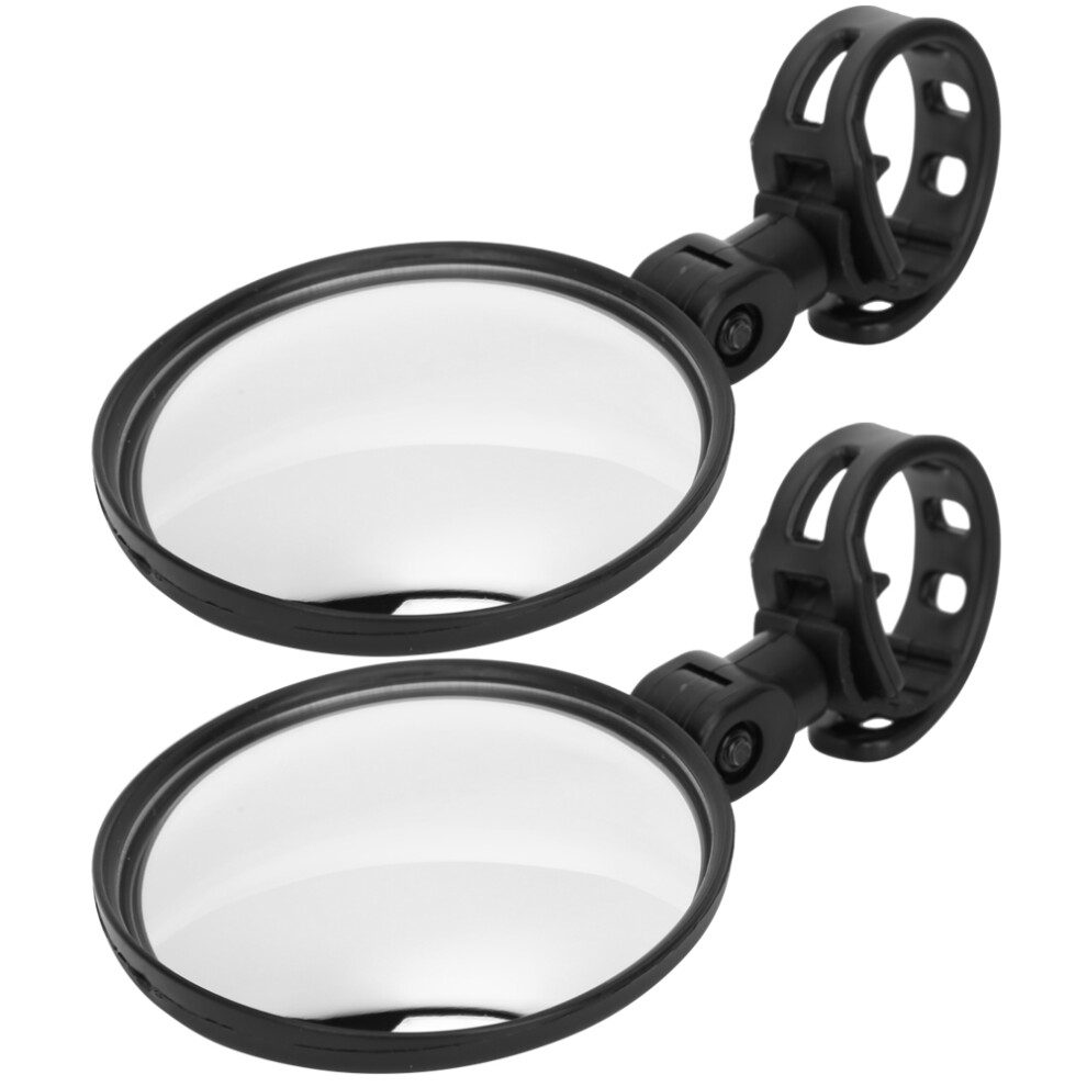 Sturdy Rearview Mirrors For Bicycles & Scooters Wide Angle 3.1In Acrylic Lens 3621361001467