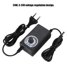 24W 3-24V LED-Anzeigen Stromadapter, 85mm, Schwarz, Universal