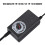 24W 3-24V LED-Anzeigen Stromadapter, 85mm, Schwarz, Universal 4