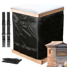 Bee Box Cover - Windproof And Coldproof Wrap 600D Oxford Cloth | Adjustable Coldproof Wrap Bee Box Protective Cover Beekeeping Supplies For Winter