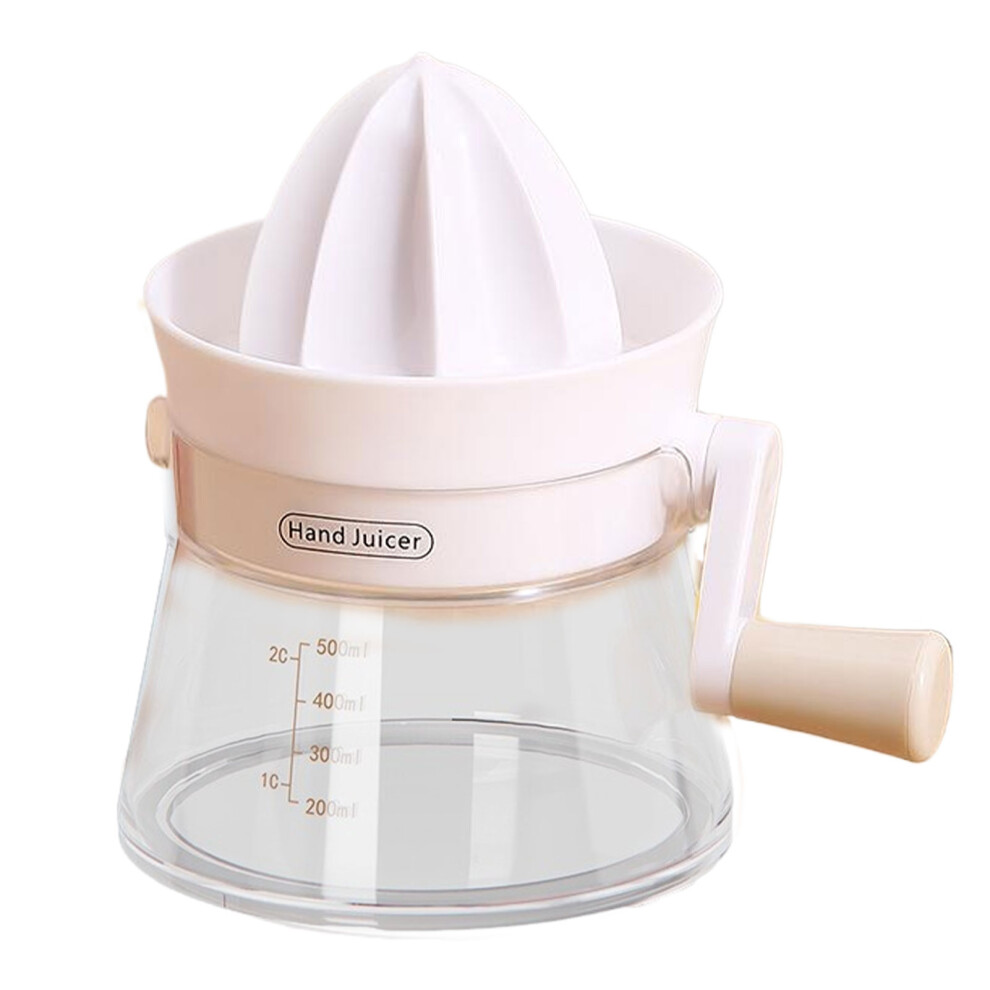 (White) Orange Juice Squeezer Rid Of Pulp And All Goodness Of Using 9-tooth-image-OPC-PMYPD2Y-NEW