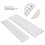 MultiFunction Quilting Ruler 2 Pack for Precise Sewing & Crafting 12x6in 6