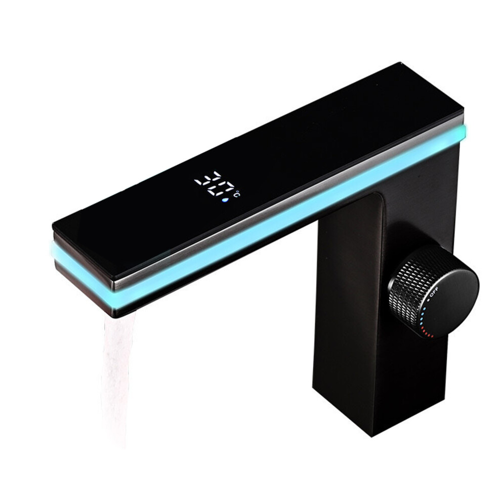 (type1, 60cm water pipe) Intelligent Digital Display Faucet With Ambient Lighting For Safe And-image-OPC-PMYPH9W-NEW