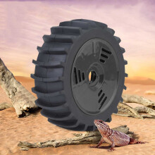 1/8 RC Car Wheels mit Gummireifen, schwarzem Radzentrum und Felgenzubehör