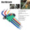 WearResistant Hex Wrench Set, Metric, Waterproof, Rustproof, 9 Sizes 3