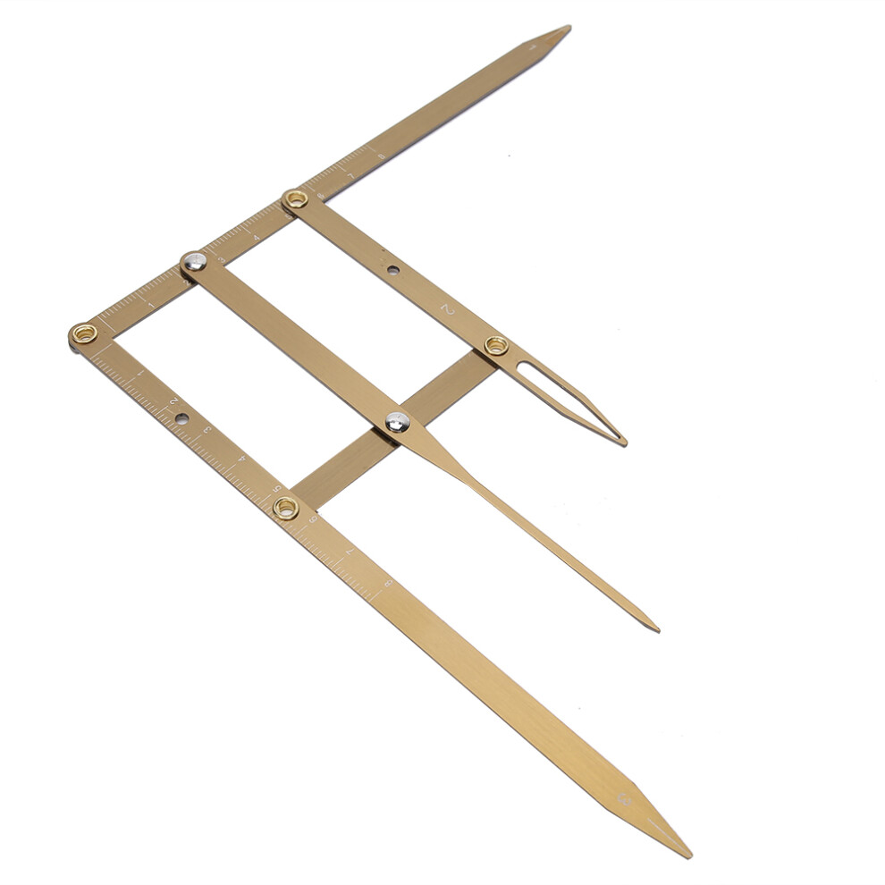 Golden/Gold Microblading Eyebrow Ruler Ratio Symmetrical Tool Reusable