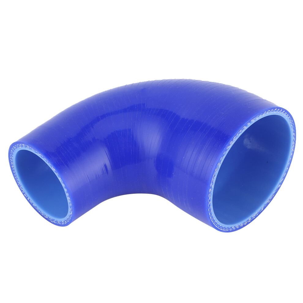 Turbo Intake Silicone Coupler 2In To 3In 4Ply 90 Intercooler Pipe 4261361003932