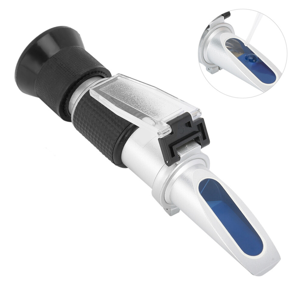 Handheld Sugar Refractometer 0â50% Brix Densitometer, Plastic & Stainless Steel