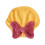 Serviette de séchage de cheveux en Microfibre, bonnet de-Jaune 1