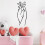 Autocollant mural adhésif noir pour la saint-valentin,-4 5