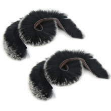 Rabbit Fur Bowstring Silencers 1Pair Damping Soft Attachments for Archery Bows