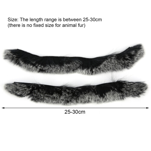 Rabbit Fur Bowstring Silencers 1Pair Damping Soft Attachments for Archery Bows 2