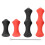 Silicone Bow String Protector & Finger Guard, Black or Red, Small & Large 11