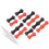 Silicone Bow String Protector & Finger Guard, Black or Red, Small & Large 15