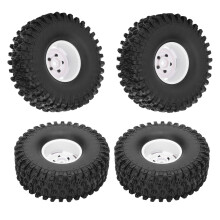 4 Stück 1,9 Zoll Gummi-Radfelgen für 1/10 Crawler 120mm