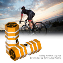 BMX Pegs aus Aluminiumlegierung, Hinterachse Peg Gold für individuelle Fahrradkonfigurationen