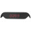 Solar Car Clock Portable LED Digital Gray 12.5x8x3cm 16